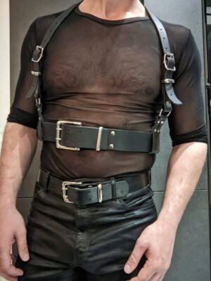 Herrengeschirr | Herren Ledergeschirr | Herren Fetischbekleidung | Herren Bondage