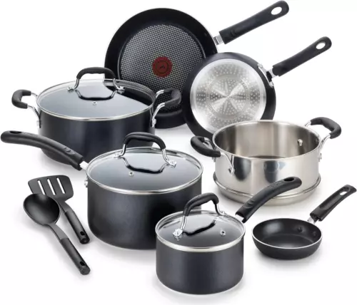 Experience Nonstick Cookware Set 12 Piece, Induction, Oven Broiler Safe 350F, Ki