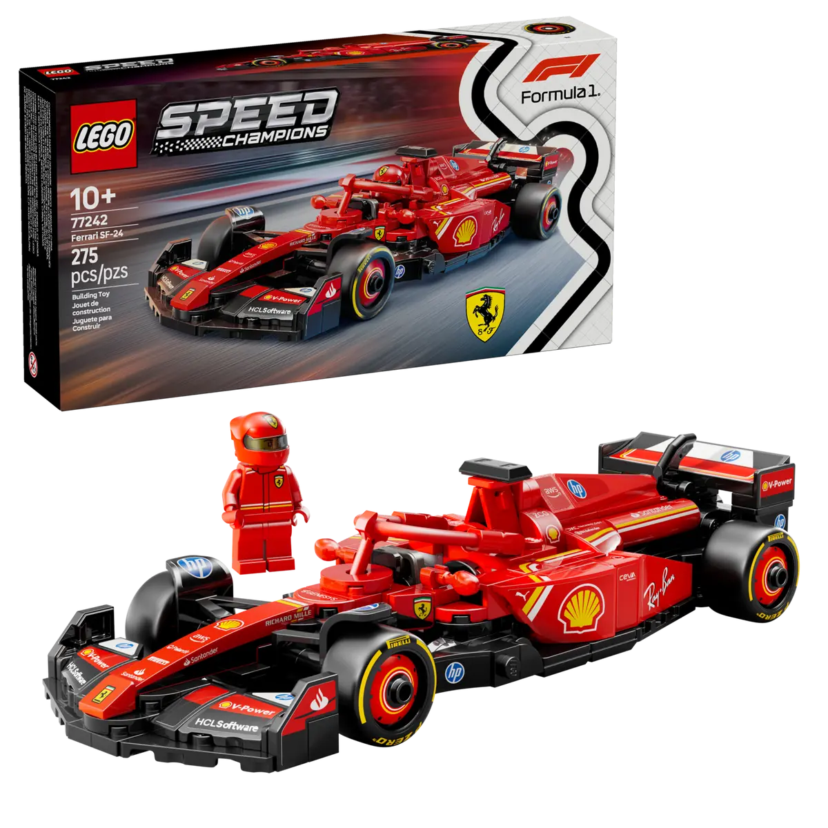 LEGO SPEED CHAMPIONS 77242 Auto da corsa F1® Ferrari SF-24