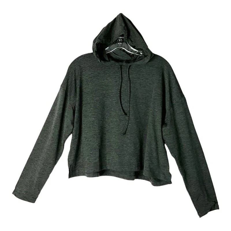 girlfriend-collective cropped casual hoodie