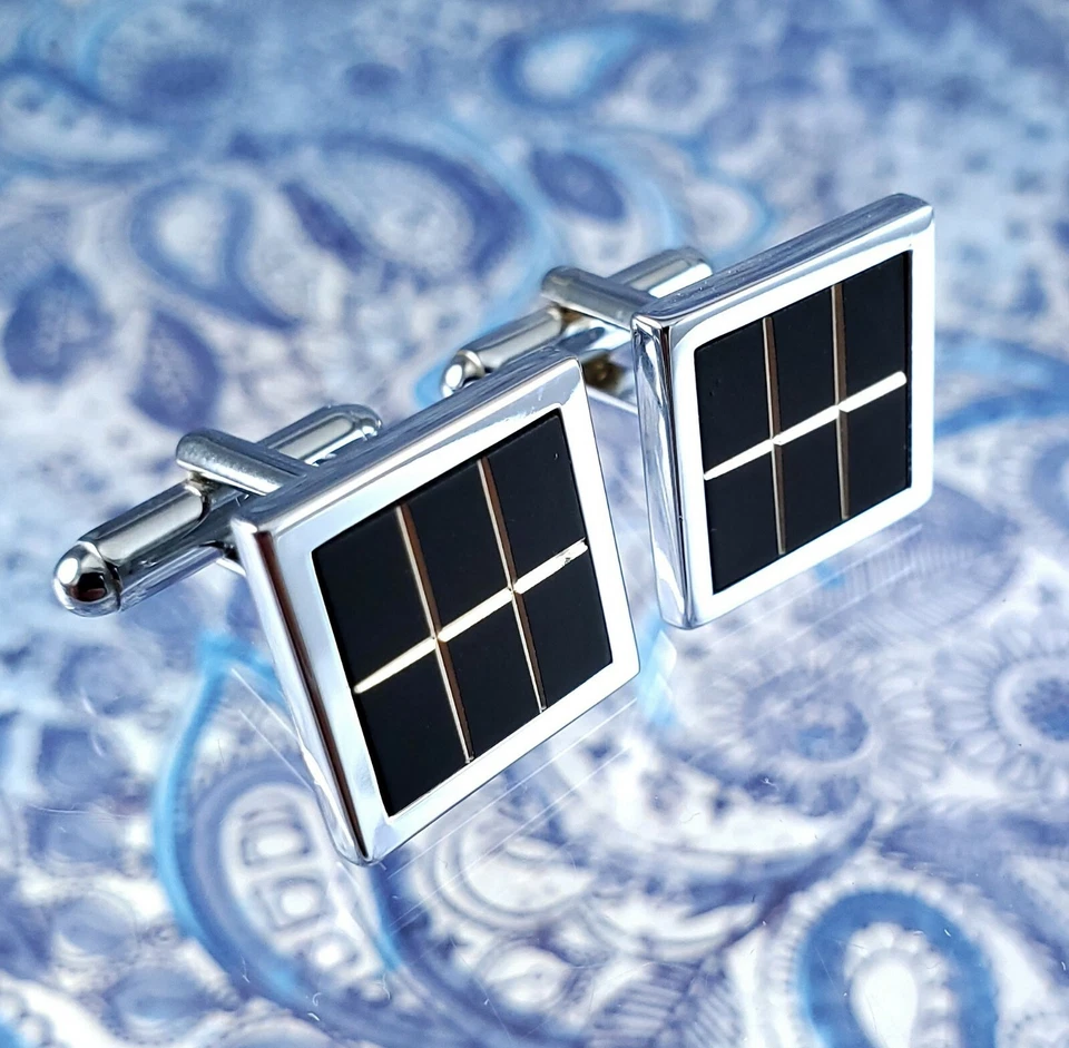 Gemelos Colibri modernistas de acero inoxidable. ACL042000 Foto 4 de 4