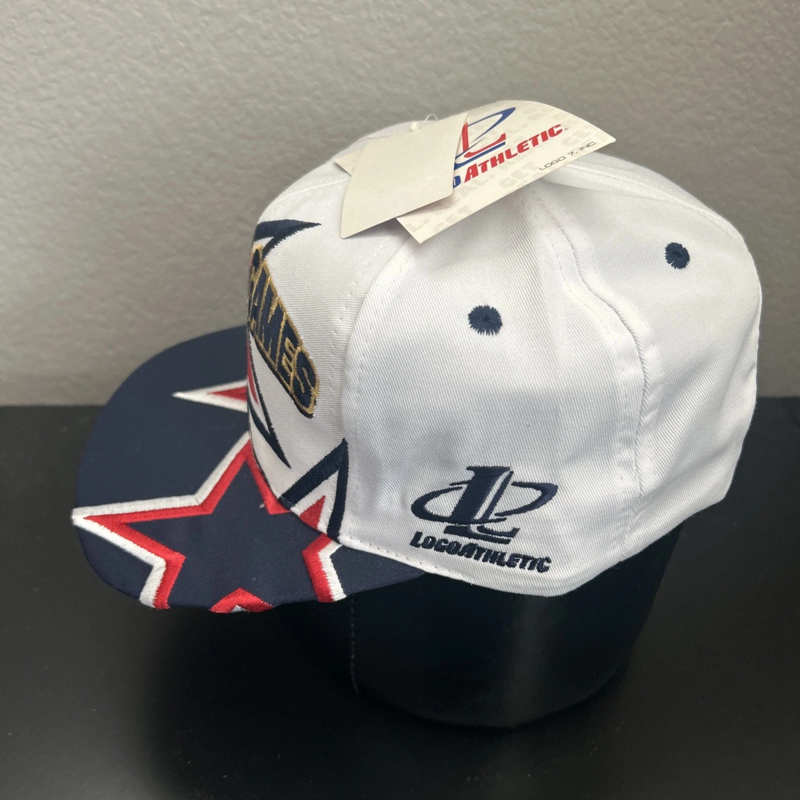 VTG Logo Athletic 1996 Atlanta Olympics Team USA SnapBack Adult Hat NWT Twill - product detail image 5