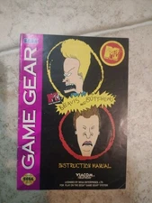 MTV's BEAVIS & BUTT-HEAD Sega GAME GEAR Instruction 1994 Manual Booklet **ONLY**