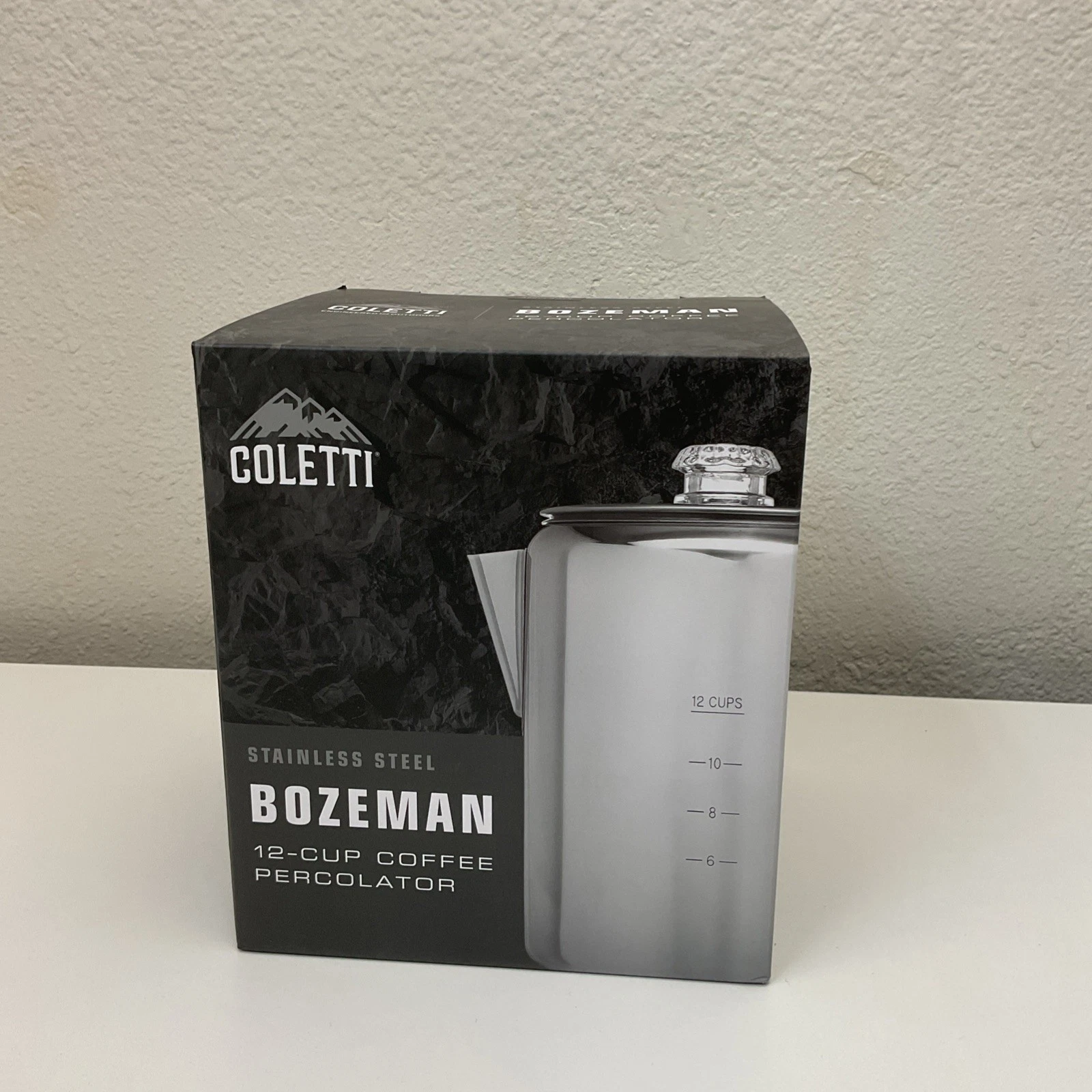 COLETTI Stainless Steel Bozeman original Coffee Percolator (12 Cup)
Opens in a new window or tab