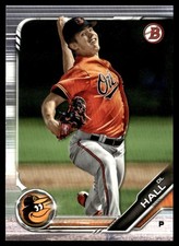 2019 Bowman Prospects DL Hall Baltimore Orioles #BP-139