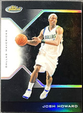 ( /29 ) Josh Howard 2004-05 Topps Finest Black Refractor #94 SSP Mavericks