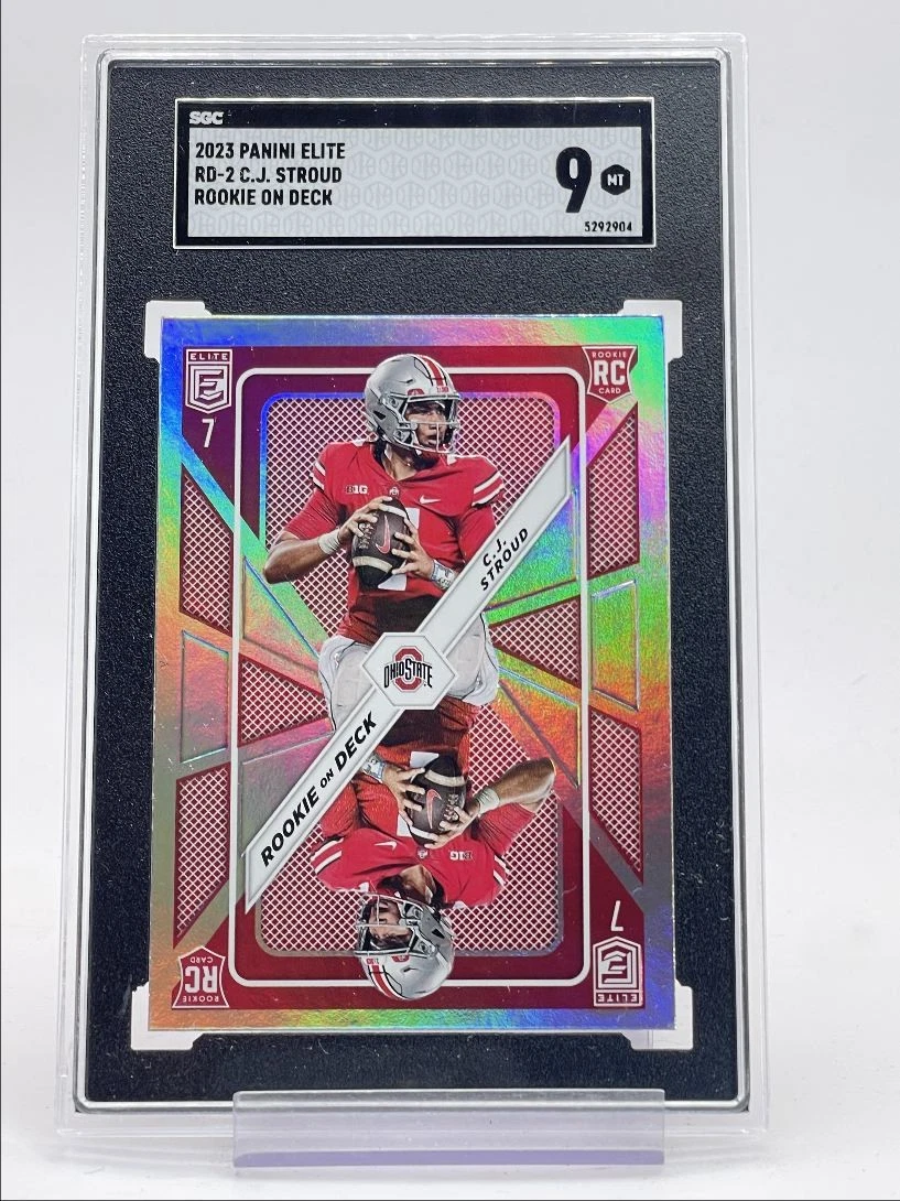 CJ Stroud Panini Donruss Elite Rookie on Deck #2 Orange