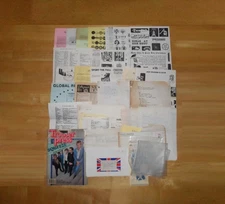 Vintage Punk Rock Lot 1970s 1980s 70s 80s Order Forms Catalogs Paper Ephemera