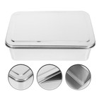 Rectangle Deep Bread Classical Stainless Baking Pan With Lid