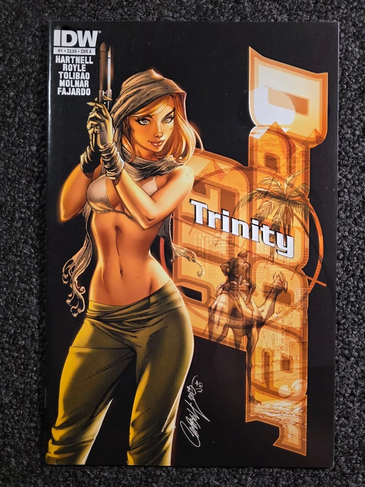 LOTE VARIANTE DANGER GIRL 1 2 3 4 J SCOTT CAMPBELL Alto Grado IDW Comics GGA Set Foto 2 de 4