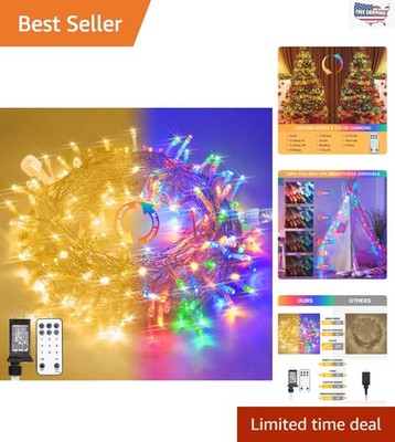 Transform Your Space: 100 LED Color Changing String Lights for All Occasions