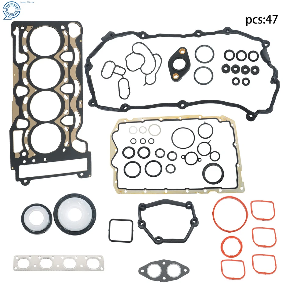 Kit de sello de junta de revisión de motor N46B20 para BMW 120i 318i 320i E60 E88 X3 Z4 2,0 L Foto 3 de 4