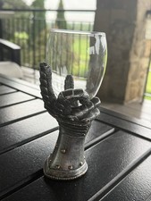 Cáliz de cristal armadura medieval Knights Toast