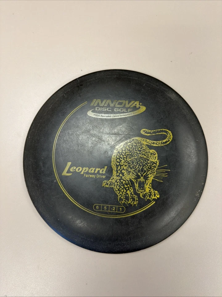 Disco de golf Disco de golf Innova Leopard Fairway Driver 146 g negro usado Foto 3 de 4
