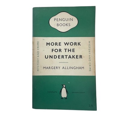 Margery Allingham More Work for the Undertaker Vintage Penguin Crime 1952