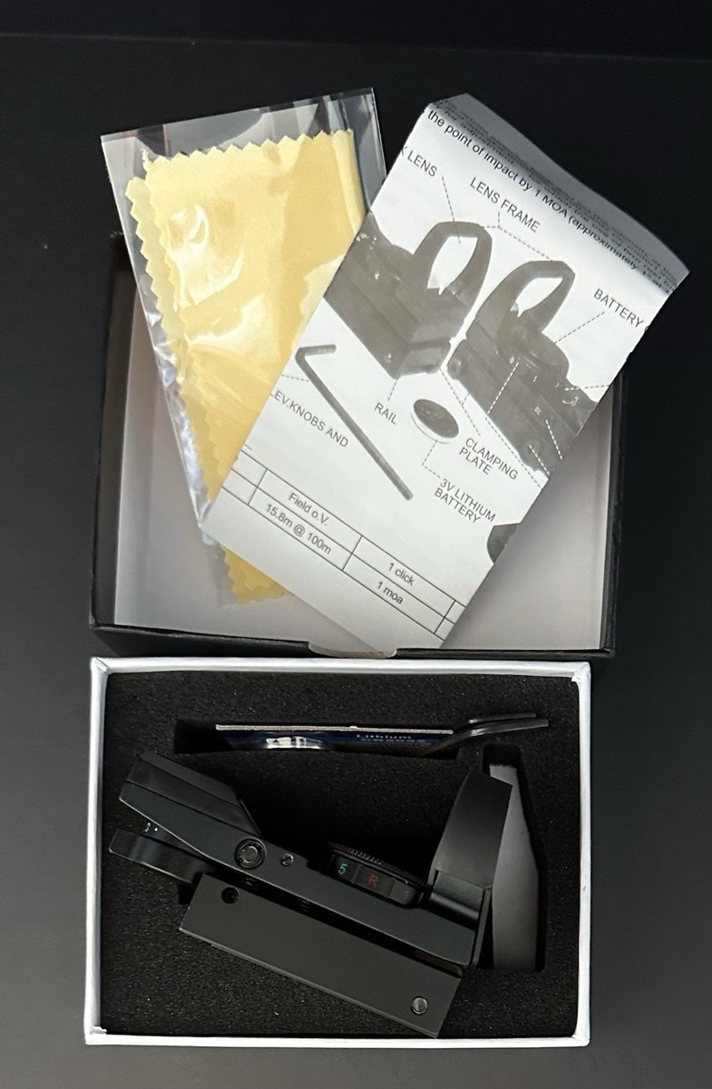 ZEROING Electro Dot Sight Red MCGRGD New Open Box | eBay