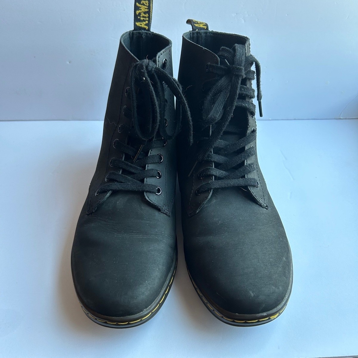 Dr. Martens Tobias Boots Mens 10 Womens 11 Black Leather  display picture 1