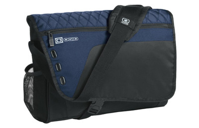 New! OGIO Vault 16'' Computer Laptop Messenger Crossbody Bag Navy