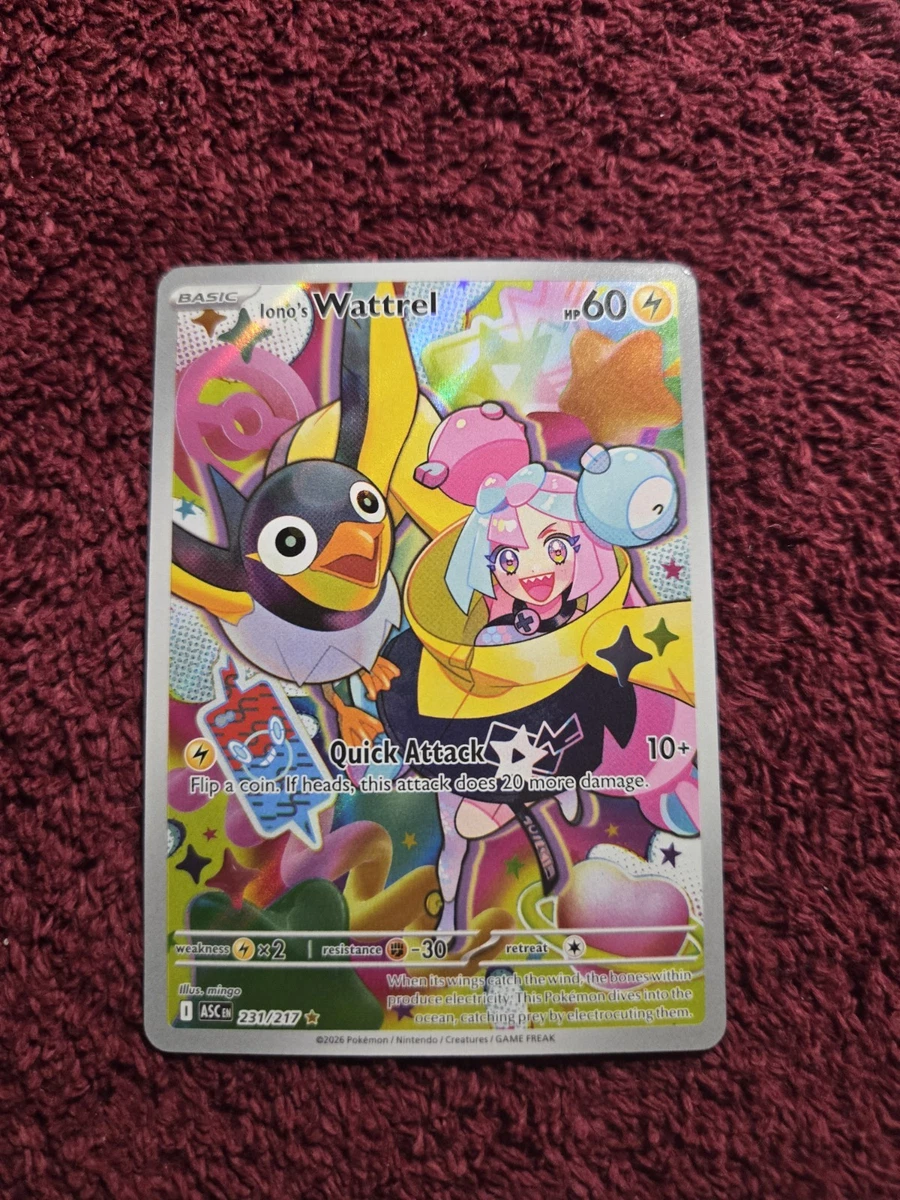 Iono's Wattrel Pokémon TCG Cards for sale | eBay