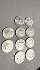 1964 Kennedy Half Dollar Silver Coins Lot in Plastic Tube, Circulated