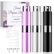 3Pcs 8ml Cologne Travel Bottle, Perfume Atomizer, Refillable  (8ml, 3 Pack)
