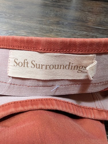 Soft Surroundings Damen Pull On Hose Gr. Large Burnt Orange Stretch Jegging 133 - Bild 4 von 7
