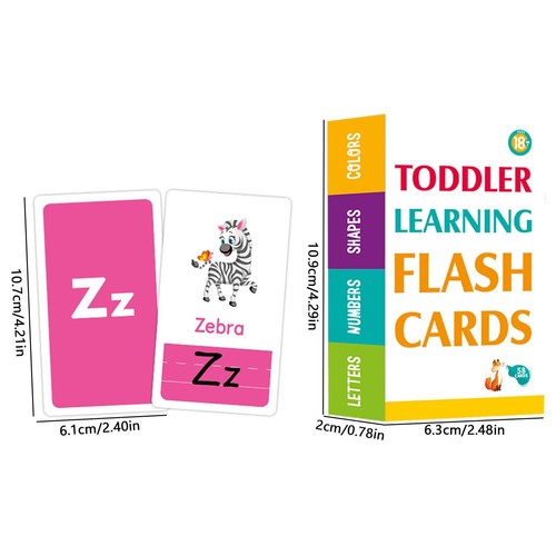 English Alphabet Flash Cards -abc flash cards -Letter flash cards for toddlers - Picture 2 of 8