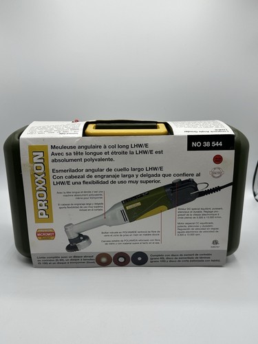 PROXXON Longneck Angle Grinder LHW E 38544 Green NEW SEALED - Picture 6 of 9