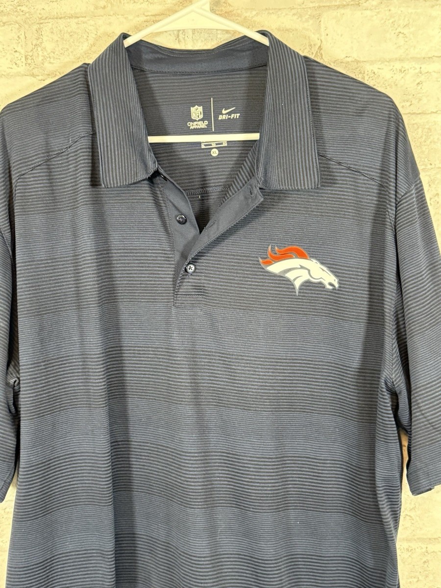 Men's Nike Navy Denver Broncos Sideline Lock Up Victory