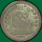1841-O Seated Liberty Dime Good G Coin, Cleaning #40750