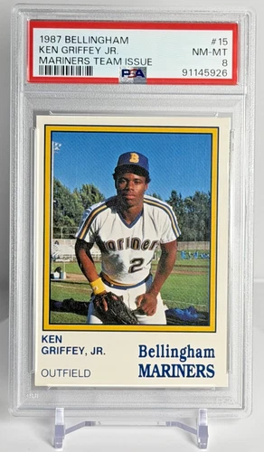 1987 Bellingham Mariners Ken Griffey Jr. 8 #15 Bellingham Mariners