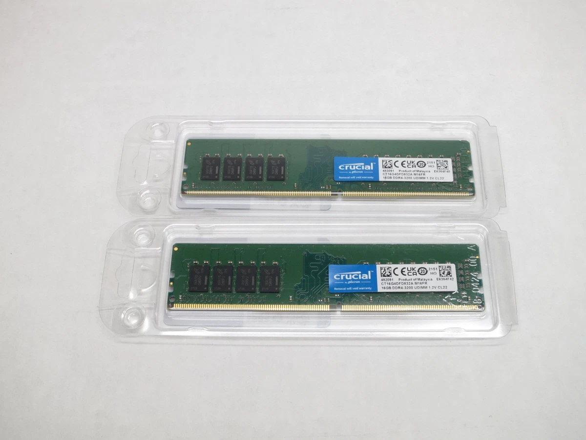 Crucial DDR4 SDRAM 32 GB Total Capacity Memory (RAM) for sale - eBay