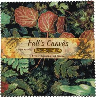 Fall's Canvas Charm Pack 42 5-inch Squares Fabri-quilt on sale Fall's Canvas Charm Pack 42 5-inch Squares Fabri-quilt on sale