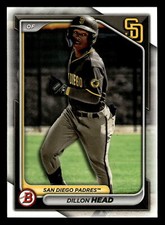 Dillon Head Prospect 2024 Bowman #BP-109 San Diego Padres
