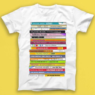 T-Shirt Talking Heads Retro 80er CDs Punk Rock Musik Geschenk 2026