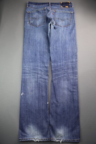 Para hombre Levi's 527 2015 bota de mezclilla corte en dificultades lavado mediano talla 32x34 - Imagen 8 de 12