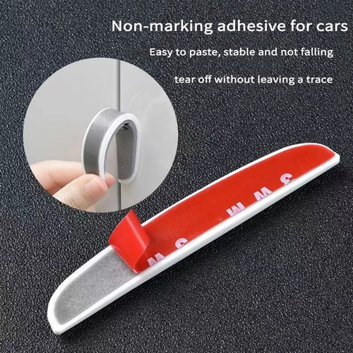4Pcs Car Door Edge Anti-Collision Guard Strip For Audi Mercedes Benz For Porsche - Foto 5 di 12