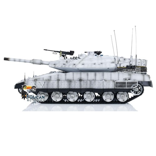 3958 1/16 Heng Long RC Tank IDF Merkava MK IV Metal Gearbox Tank 360°Turret - Picture 3 of 12
