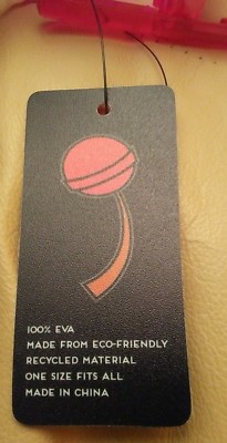 Ceinture POP MOLLY Taille Unique - Rose, 100% EVA, écologique, Neuve Avec étiquettes