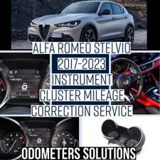 ALFA ROMEO STELVIO 2017 - UP Instrument Gauge Cluster Mileage Correction Service