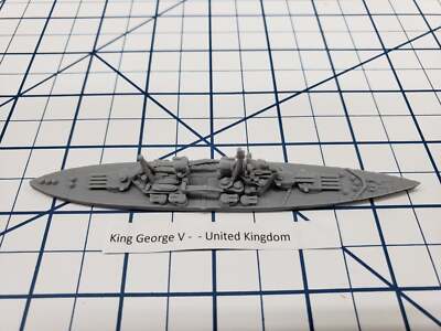 Battleship - HMS King George V - Royal Navy - Wargaming - Axis and Allies - Nava