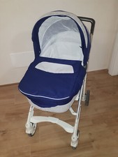 SET INGLESINA TRIO TRILOGY – MODELLO MARINA – BLU / BIANCO COME NUOVO – COMPLETO