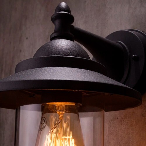 LED Outdoor Industrial Fisherman Lantern Wall Lantern Porch Garden IP44 Light - Picture 3 of 28