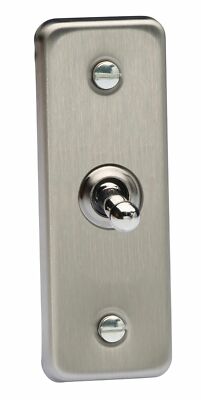Varilight XSAT1 Architrav matt chrom 1 Gang 2 Wege Kippschalter 87 mm x 32 mm