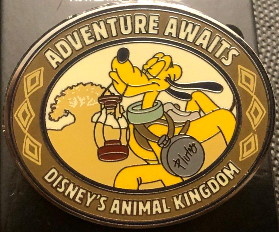 Disney pin 145791 Pluto Walt Disney World Animal Kingdom Adventure Awaits dog