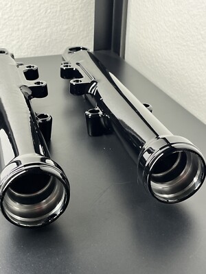 HARLEY FXDL FXR 2000 05 LOWRIDER DUAL DISC SLIDERS 3/4 Black FORK