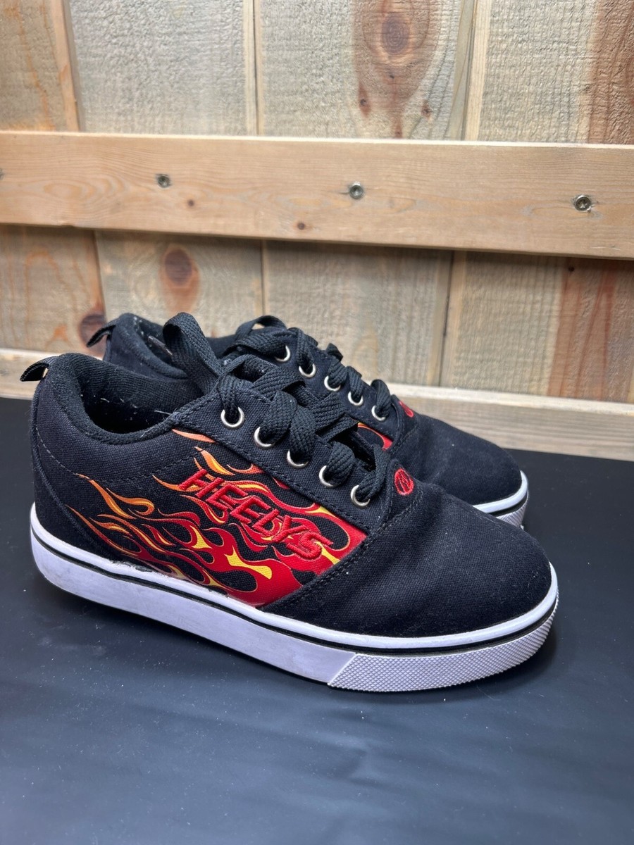 Heelys PRO 20 Prints Scarpe Da Ragazzo Con Ruota - Tomaia In Tela E Denim, Suola In Gomma, Nero - 5