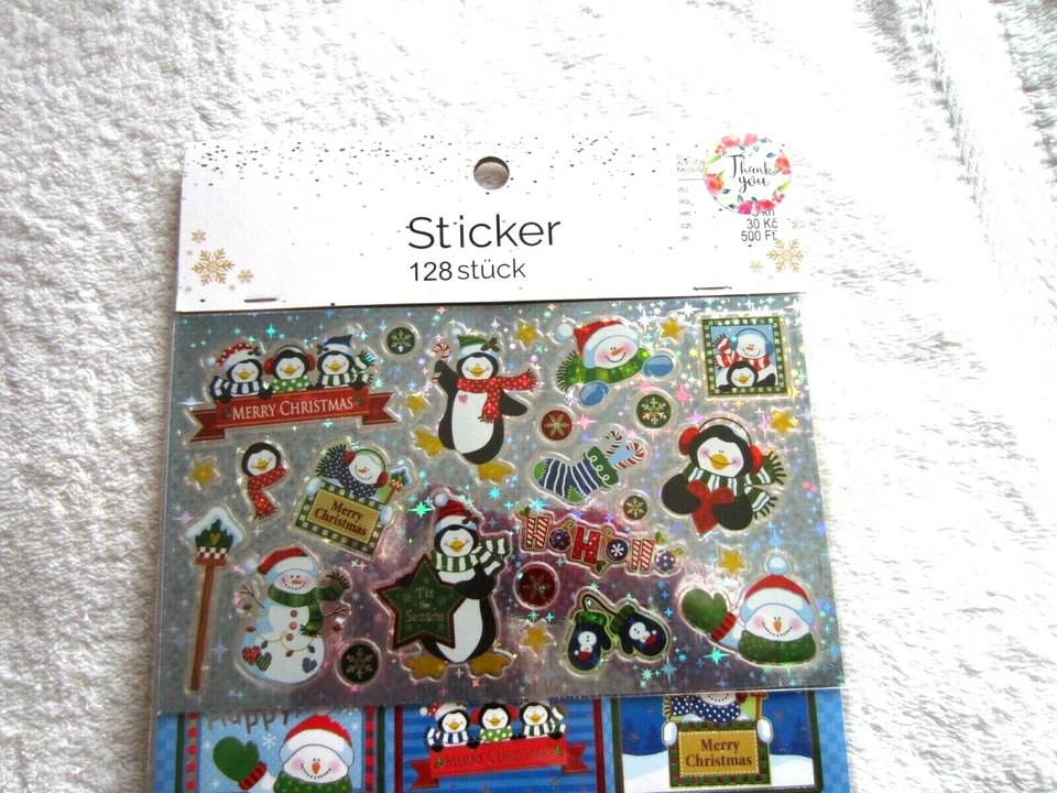 Schönes Sticker - Set * PINGUIN * , 128 Sticker - Bild 2 von 3