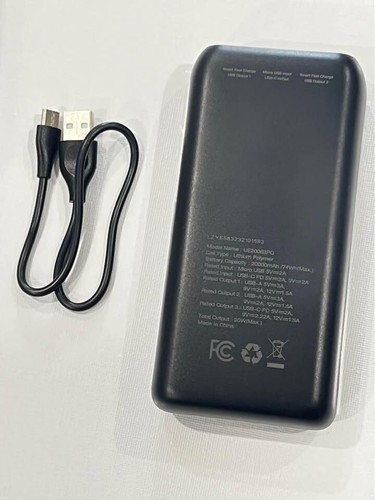 Energizer 20000mAh Power Bank Chargeur de Batterie Portable LCD Charge Rapide USB - Photo 2 sur 3