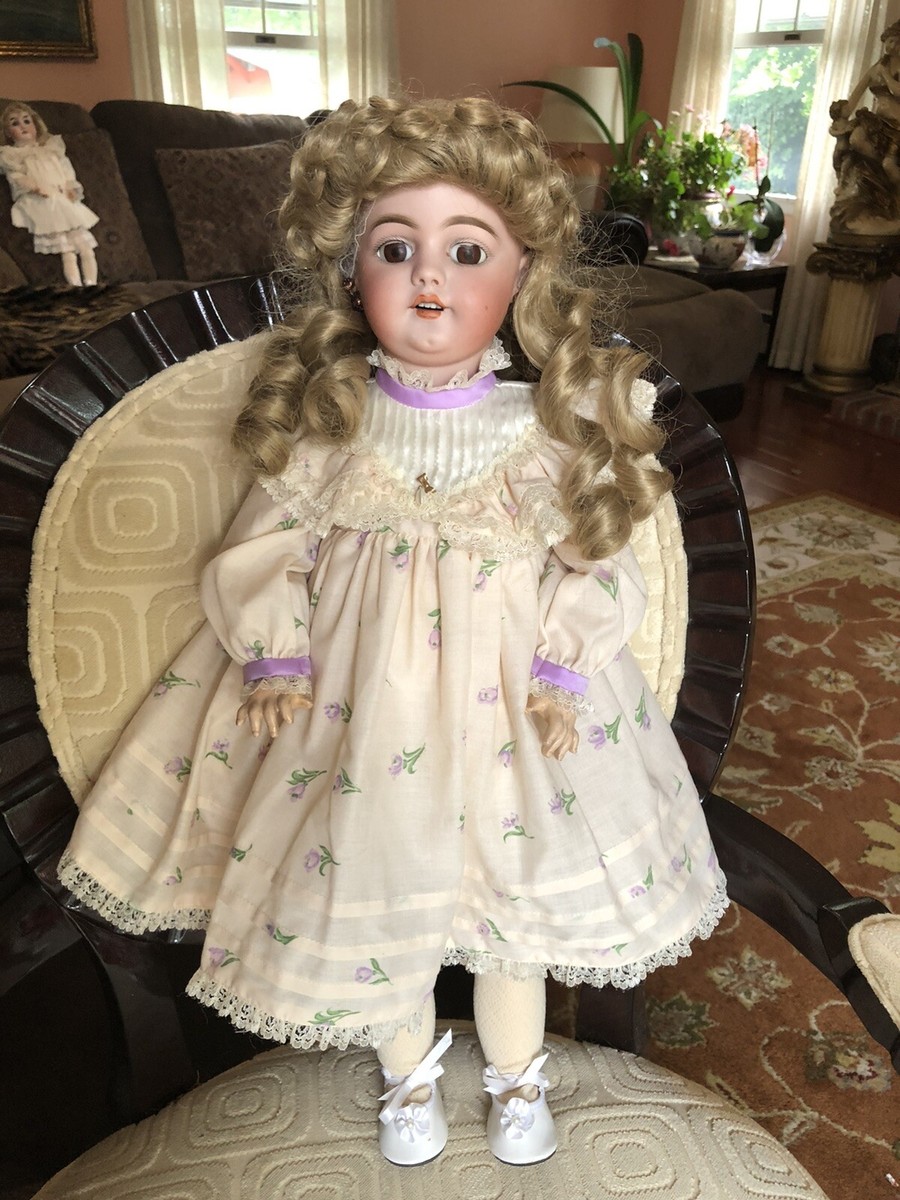 Antique 1880th Simon & Helbig Germany Victorian Bisque Head Antique 1880th Simon & Helbig Germany Victorian Bisque Head